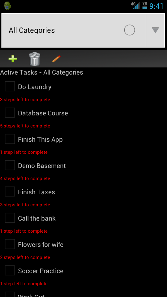 To Do List Android App